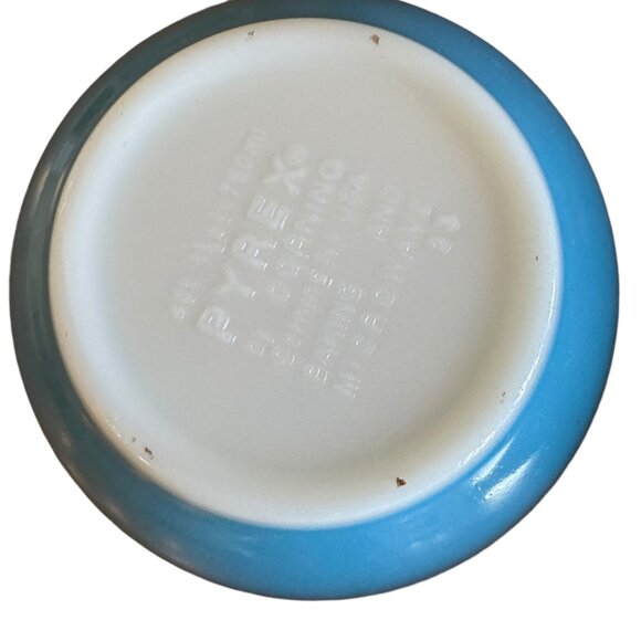 Vintage Pyrex By Corning Snowflake Blue #401 Nesting Bowl Replacement USA - Picture 7 of 14